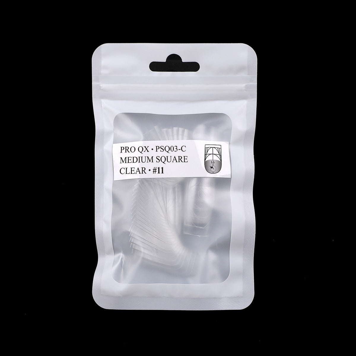 REFIL QX PRO Puntas Almendra Extra Cortas – Transparentes