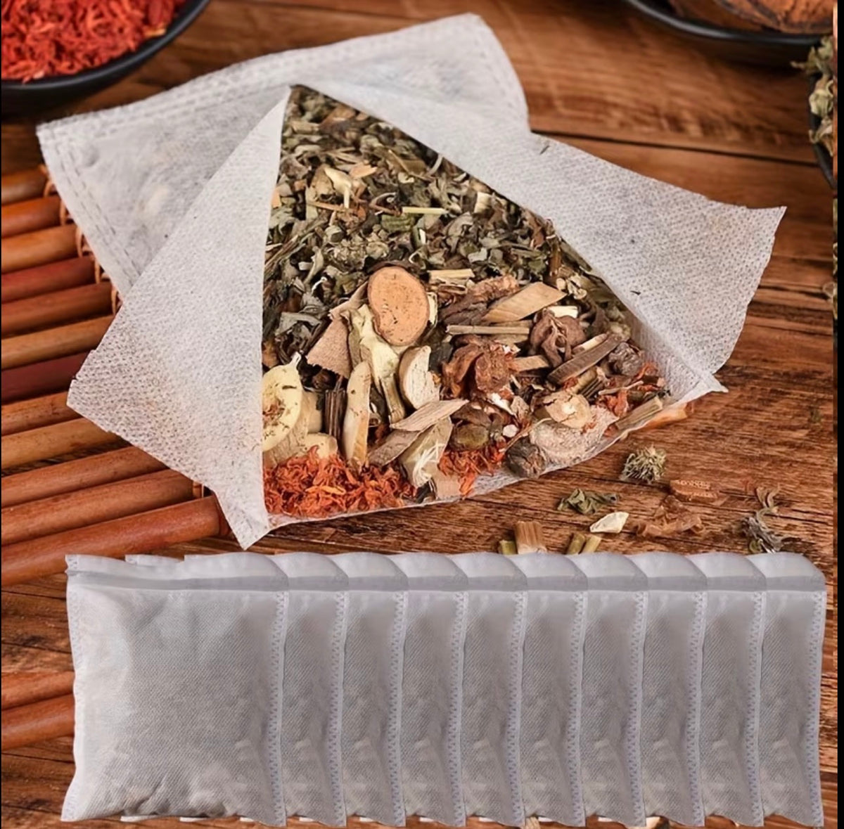 Herbal Foot Soak - Large - Combine 12 Natural Healthy Essences- Bag Of 10
