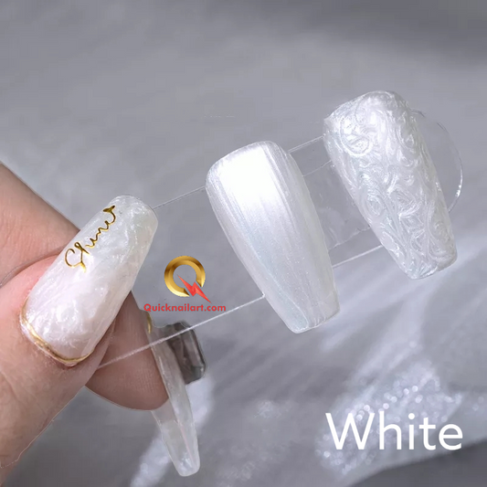 Pearl Gel Set 12 Colors/ Easy Pearl Gel Effect 2 ways- Free Sample Board
