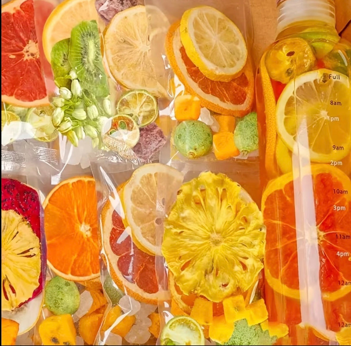 Fruit Tea- Mix Fruit Tea In A Set- Hot or Cold Brew- 1 Bag 10 Sets- Healthy Tea For Daily Drink