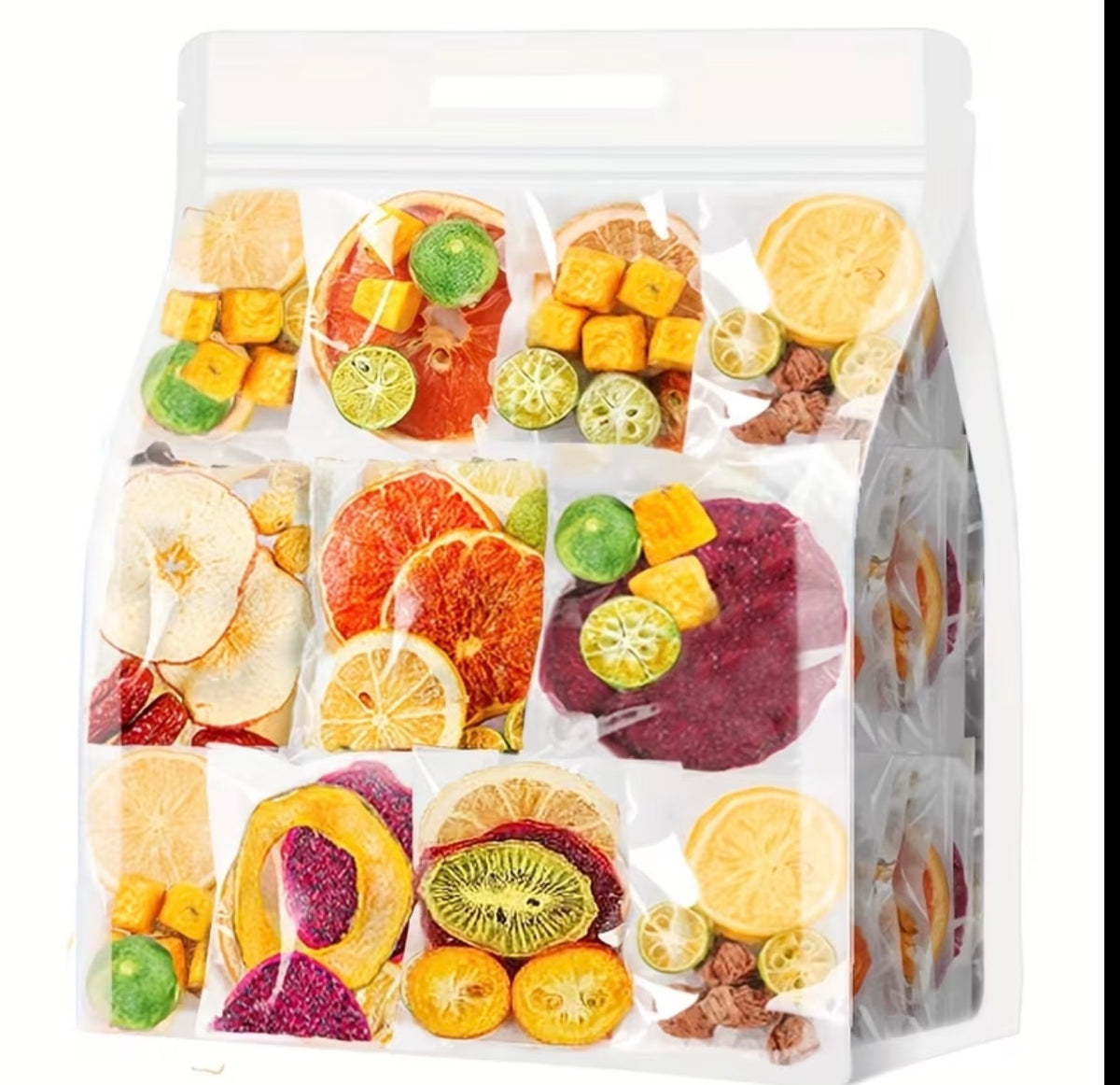 Fruit Tea- Mix Fruit Tea In A Set- Hot or Cold Brew- 1 Bag 10 Sets- Healthy Tea For Daily Drink