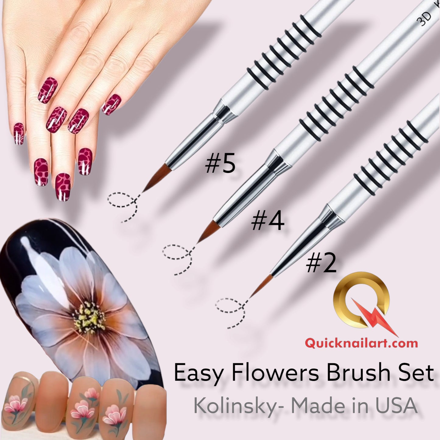 Easy Flowers Brush Set