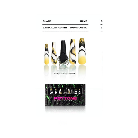 Bodak Cobra P42-189 Psytone nail design (printed price removed)