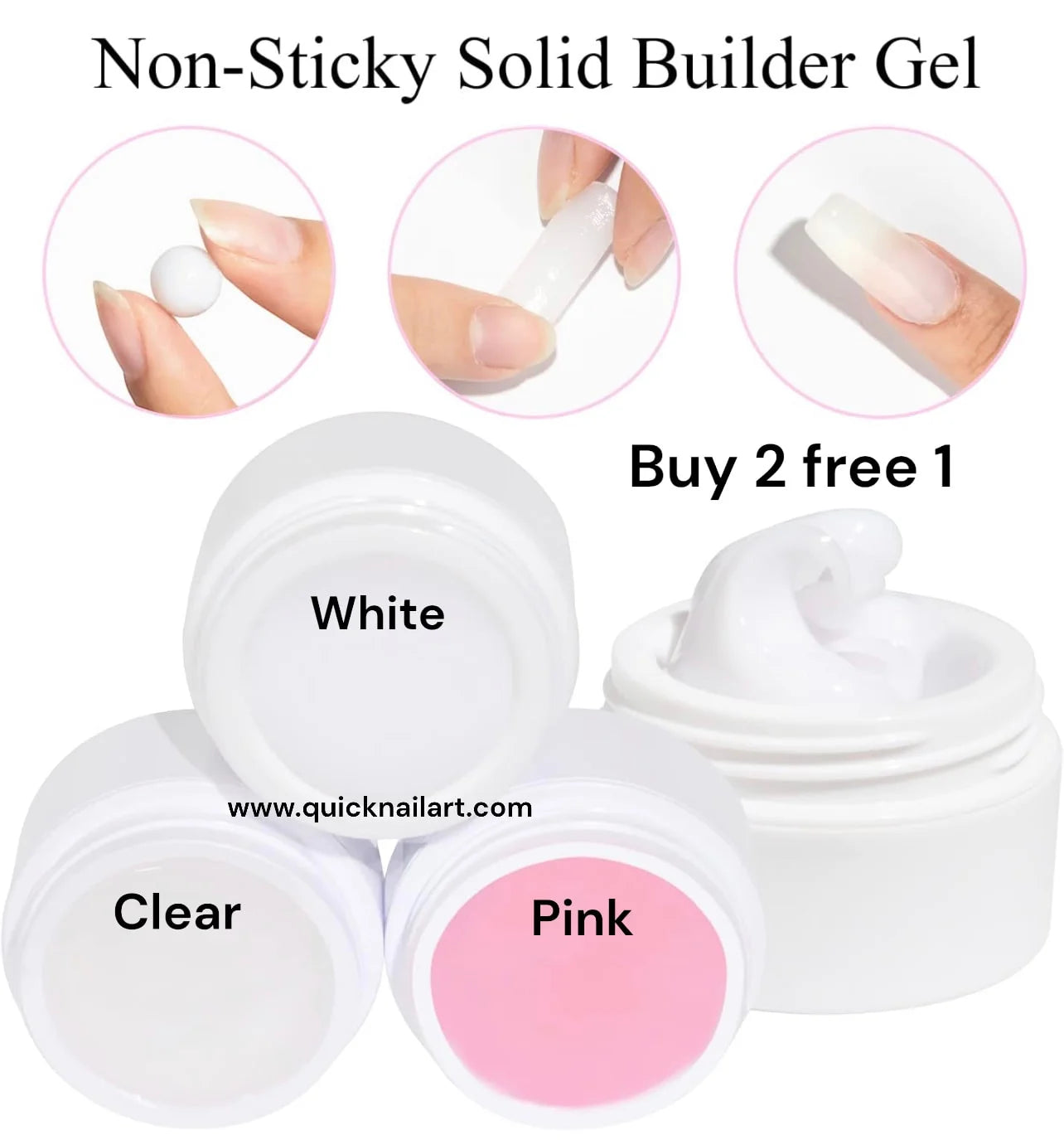 Solid Builder Gel- BUY 2 free 1