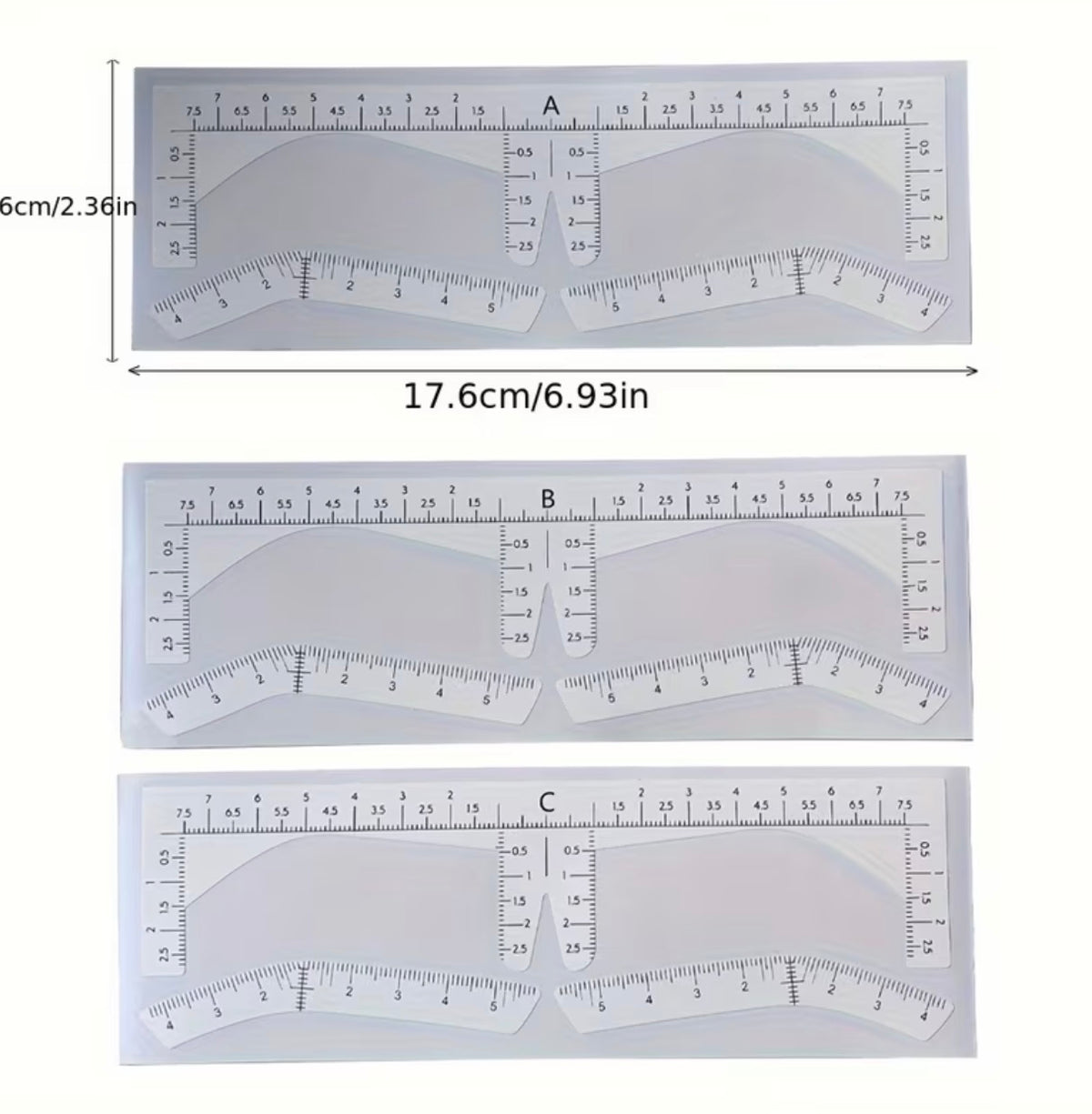 EZ Ruler Sticker Style A & B