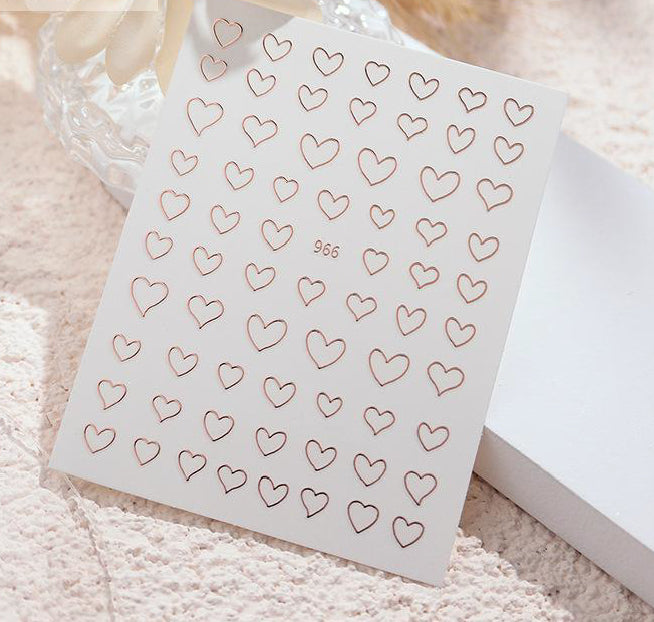 HEART STICKERS- Buy 2 free 2