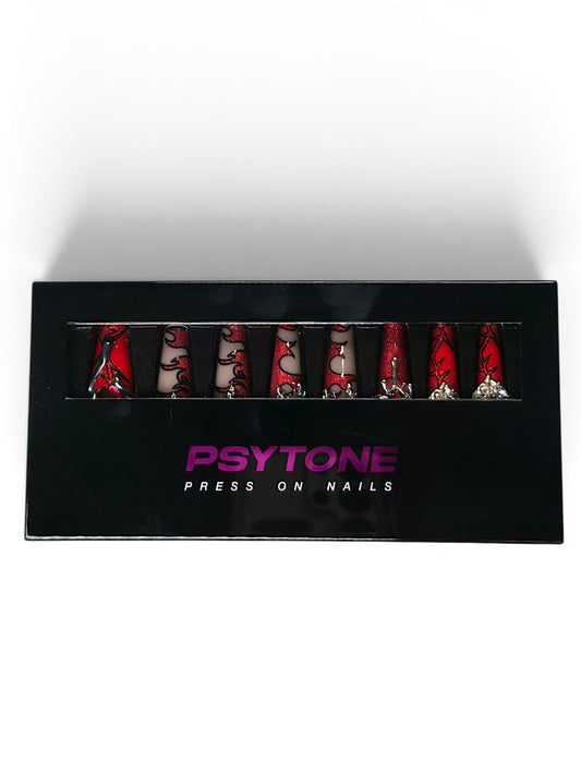Love Strong-UA42-182 press-on nails