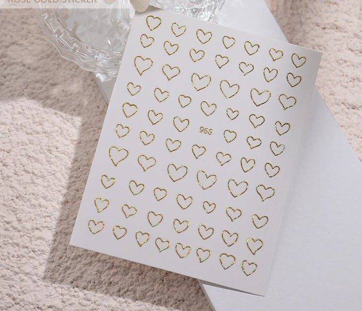 HEART STICKERS- Buy 2 free 2