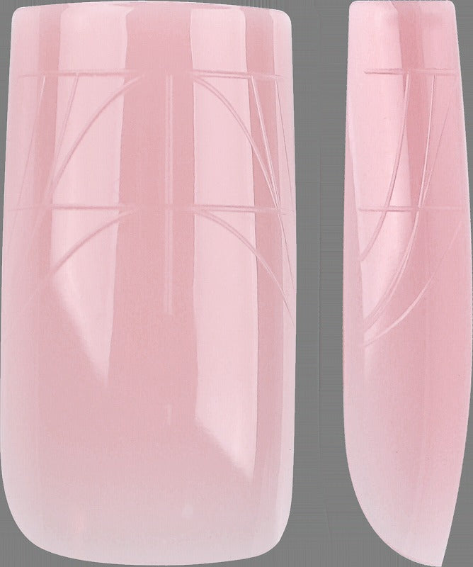 PRO QX TIPS- MEDIUM SQUARE-SAKURA PETALS-750 PCS- HALF MATTE- 15 SIZES - PRO GUIDE LINES- BUY 3 FREE 1 Copy Copy