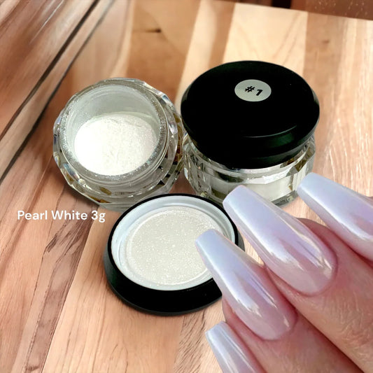 Pearl White Chrome Jar 3g