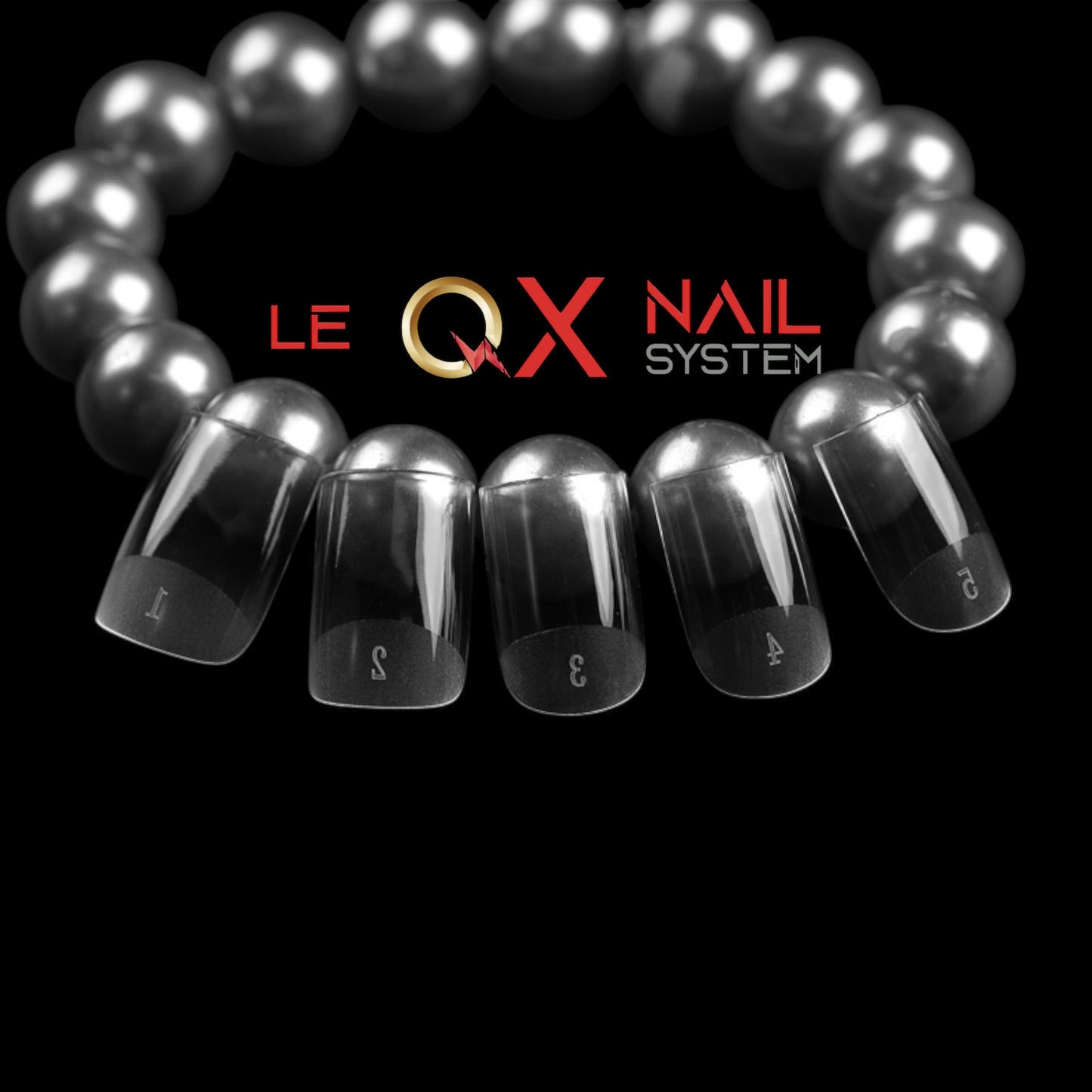 QX SOFT GEL TIPS - XS TAPERED SLEEK SQUARE - CLEAR - Full Coverage/ Prefile . Buy 3 FREE 1