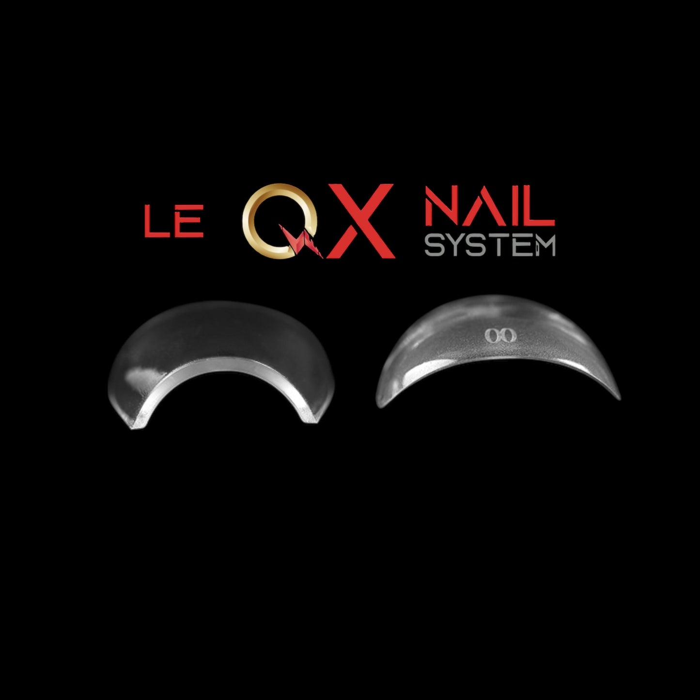 QX SOFT GEL TIPS - XS TAPERED SLEEK COFFIN - Full Coverage/ Prefile . Buy 3 FREE 1