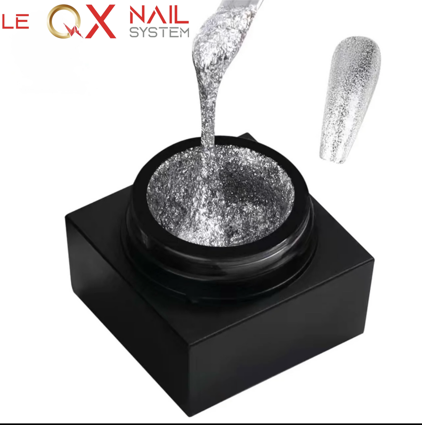 Sparkly Shiny Platinum Glitter Gel