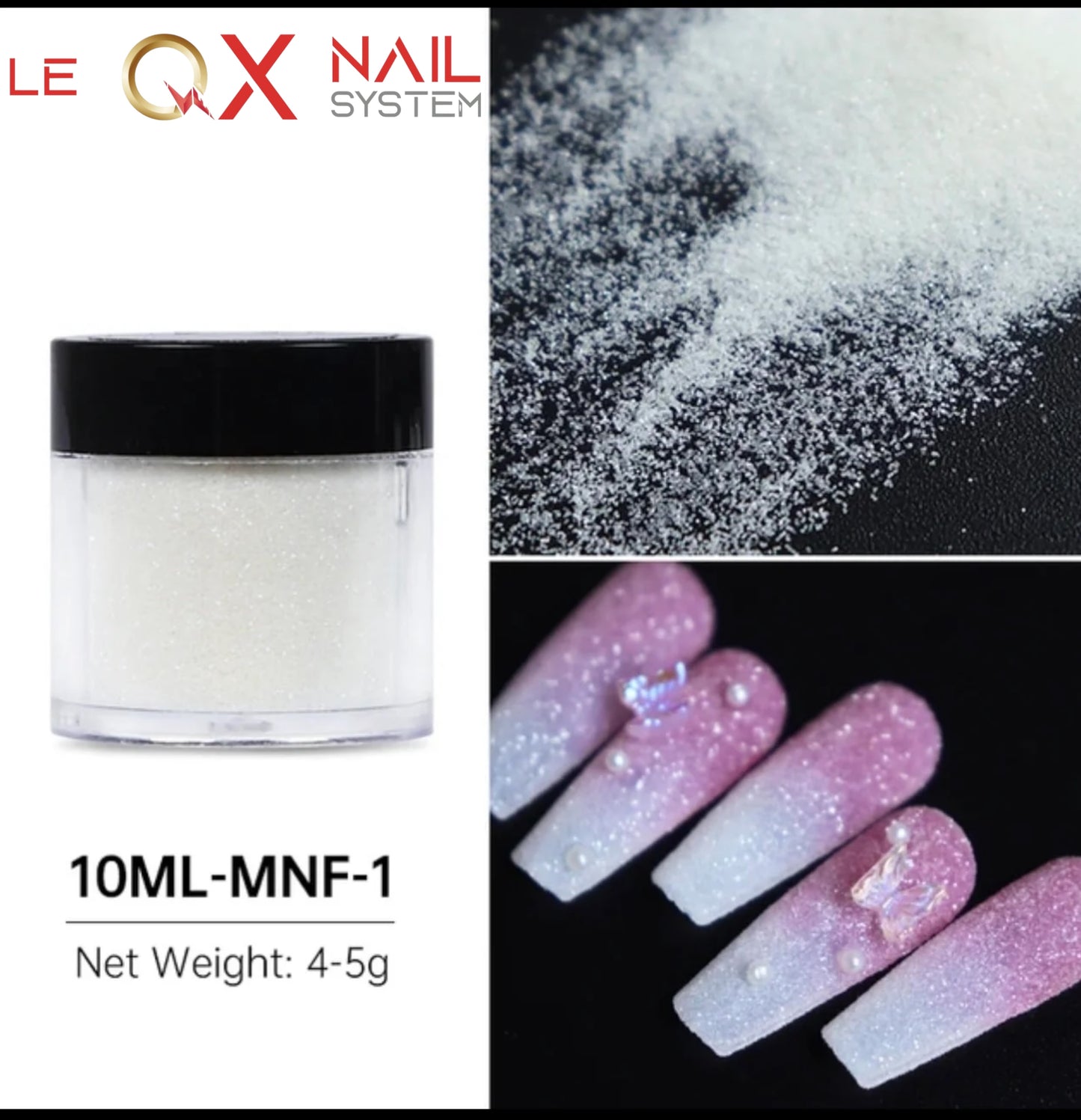 Shimmer White Rainbow Glitter