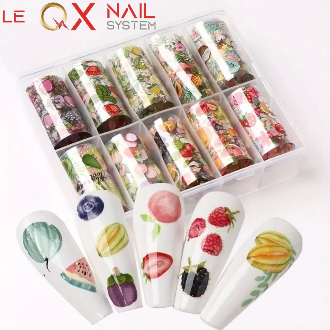 FRUIT NAIL FOIL TRANSFER BOX