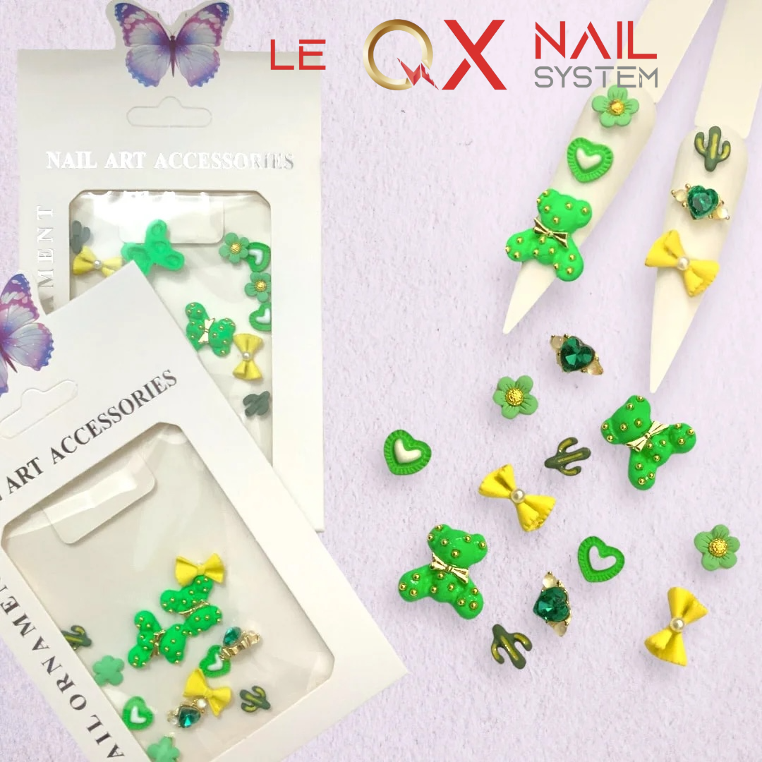 Mixed 3D Cute Nail Charms