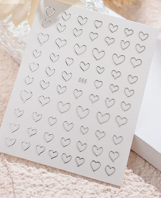 HEART STICKERS- Buy 2 free 2