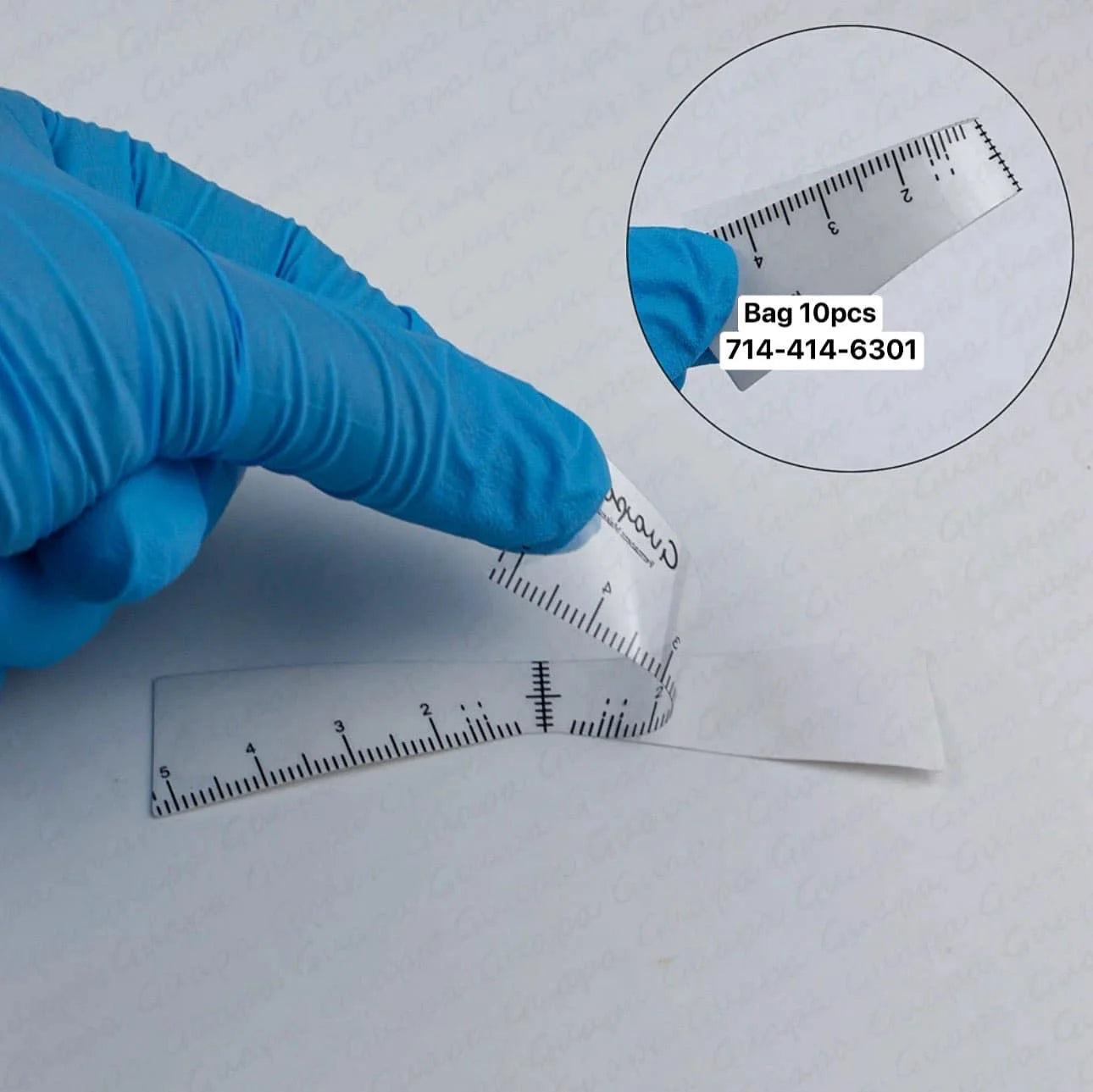 EASY BROW RULER STENCIL- L SHAPE- 10PCS