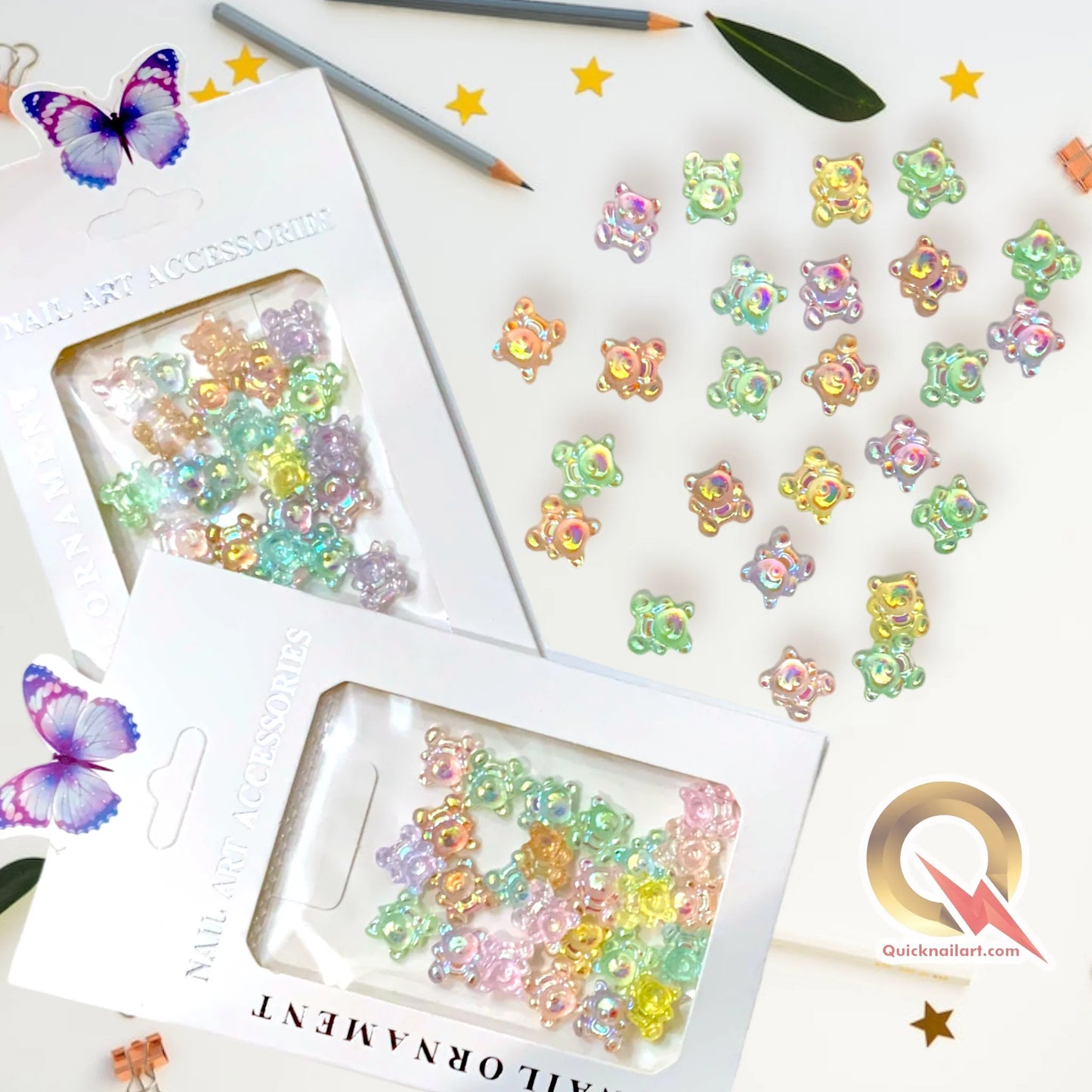 3D Crystal Aurora Mix Charms