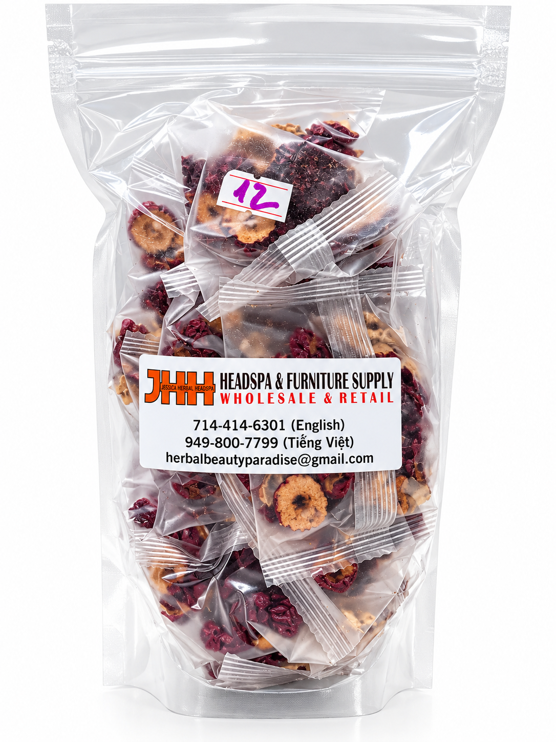Herbal Red Date Tea - 1 Set 10 Bags- Healthy Tea For Daily Drink