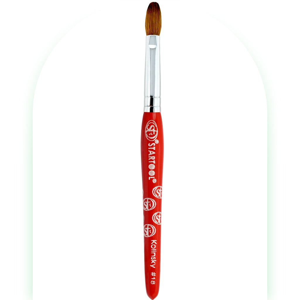 STARTOOL Firestorm Acrylic Brush #18 crimped