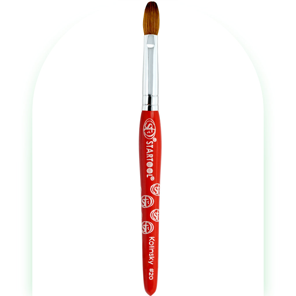 STARTOOL Firestorm Acrylic Brush #20 crimped